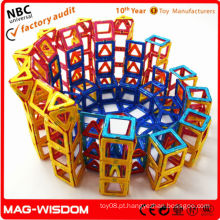 Brinquedo de blocos magnéticos para crianças